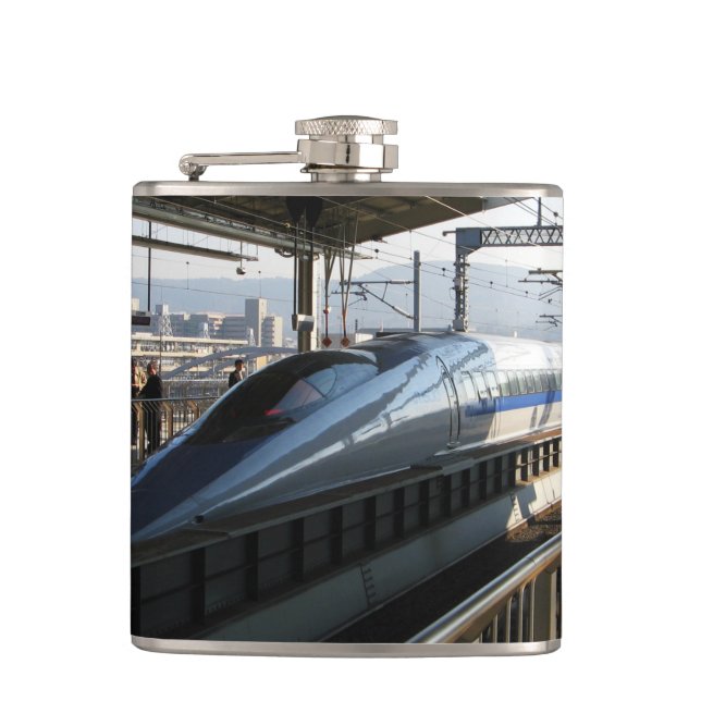 500 Series Shinkansen 新幹線 Bullet Train Hip Flask (Front)