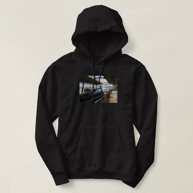 500 Series Shinkansen 新幹線 Bullet Train Hoodie (Design Front)