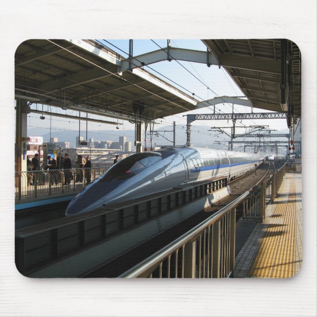 500 Series Shinkansen 新幹線 Bullet Train Mouse Pad (Front)
