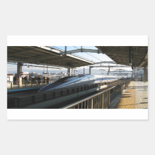 500 Series Shinkansen 新幹線 Bullet Train Rectangular Sticker