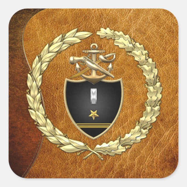 [500] SWCC: LTJG Special Edition Square Sticker (Front)