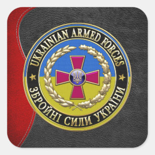 [500] Ukrainian Armed Forces [Special Edition] Square Sticker