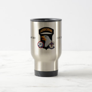 501ST INFANTRY 101ST AIRBORNE TRAVEL MUG