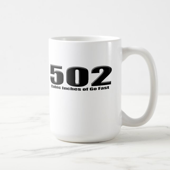 502 Chevy Big Block Crate Coffee Mug (Right)