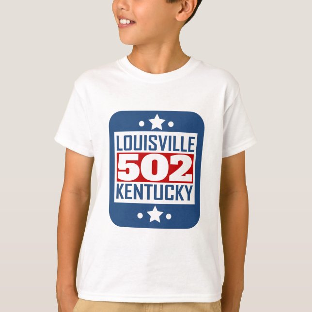 502 Louisville KY Area Code T-Shirt (Front)