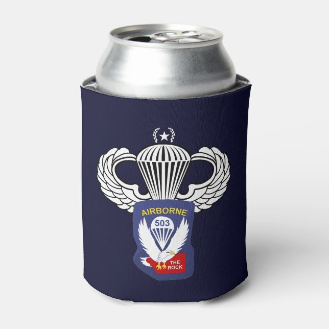 503rd Airborne - The Rock Can Cooler (Can Front)