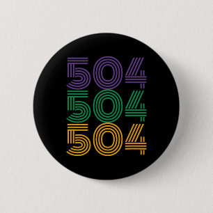 504 Mardi Gras 2025 Funny Carnival Costume Outfit 6 Cm Round Badge