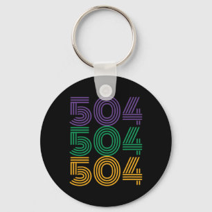 504 Mardi Gras 2025 Funny Carnival Costume Outfit Key Ring