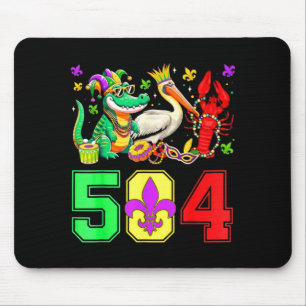 504 Nola Mardi Gras New Orleans Louisiana Parade Mouse Pad