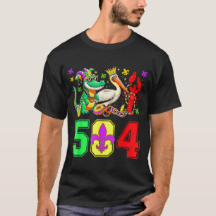 504 Nola Mardi Gras New Orleans Louisiana Parade T-Shirt