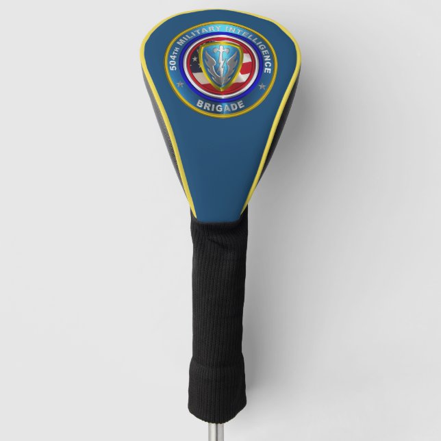 504th Military Intelligence Brigade Golf Head Cover (Front)