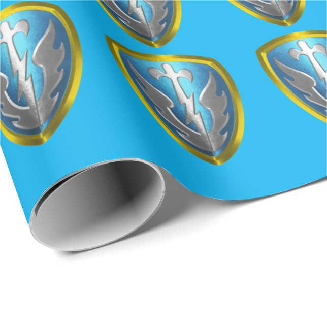 504th Military Intelligence Brigade  Wrapping Paper (Roll Corner)