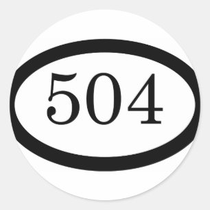 504th Parachute Infantry Classic Round Sticker