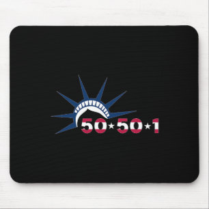 50501 Protest Movement Statue Of Liberty Against T Mouse Pad