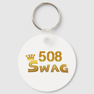 508 Massachusetts Swag Key Ring