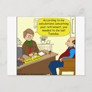 508 needed to die last tuesday cartoon postcard