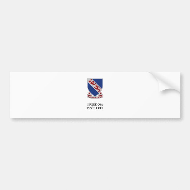 508th PIR-Freedom Isn't Free Bumper Sticker (Front)