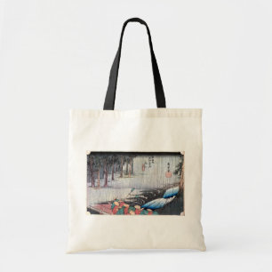 50. 土山宿, 広重 Tsuchiyama-juku, Hiroshige, Ukiyo-e Tote Bag