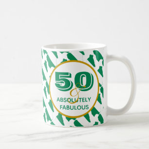 50 & Absolutely Fabulous NIGERIA Celebration Coffee Mug