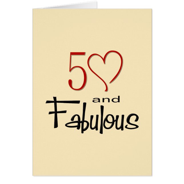 50 and Fabulous (Front)