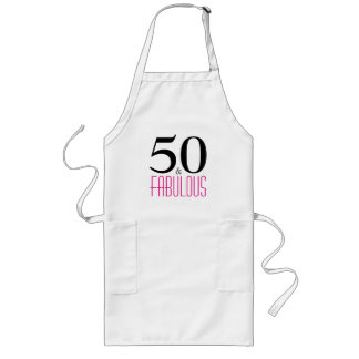 50 and Fabulous 50th Birthday Gift Apron