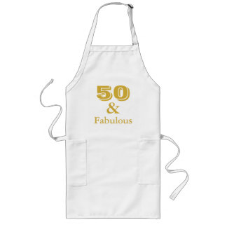50 and Fabulous 50th Birthday Party Apron
