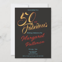 50 and Fabulous | 50th Birthday Party