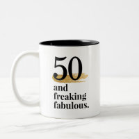 50 and Fabulous Any Age Birthday