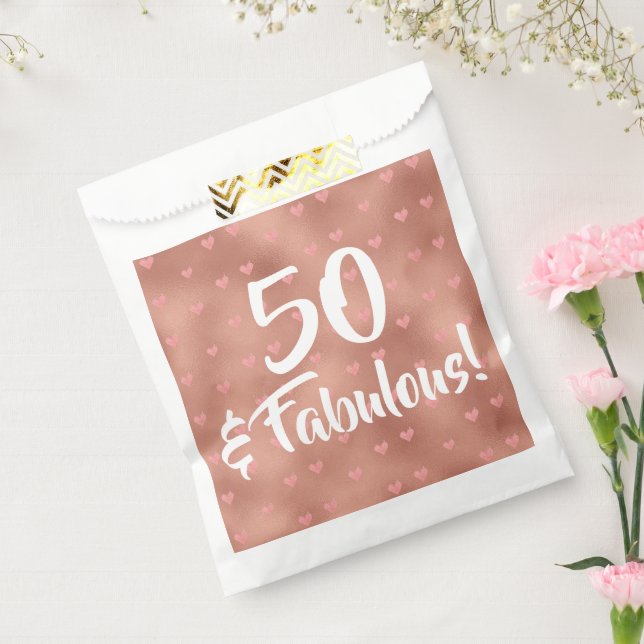 50 and Fabulous Birthday  Favour Bag (Sealed)