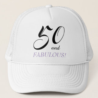 50 and Fabulous Birthday Party Trucker Hat