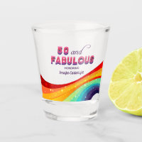 50 and Fabulous Chic Rainbow 50th Birthday Party