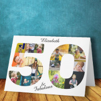 50 and Fabulous Multi Photo Friend 50th Birthday