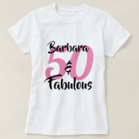 50 and Fabulous Personalised Birthday Party