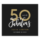 50 and fabulous stylish party