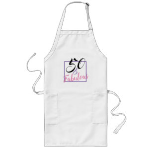 50 And Fabulous Themed 50th Birthday Party Apron