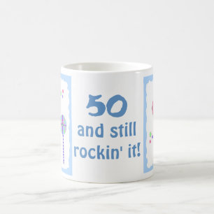 50 And Still Rockin' It -  Lollipops Coffee Mug