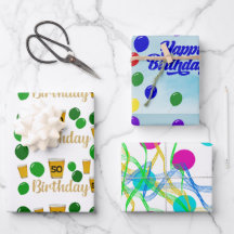 50 beer, happy birthday, circles squiggles