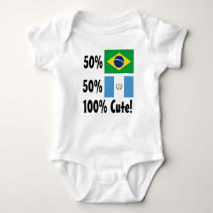 50% Brazilian 50% Guatemalan 100% Cute Baby Bodysuit