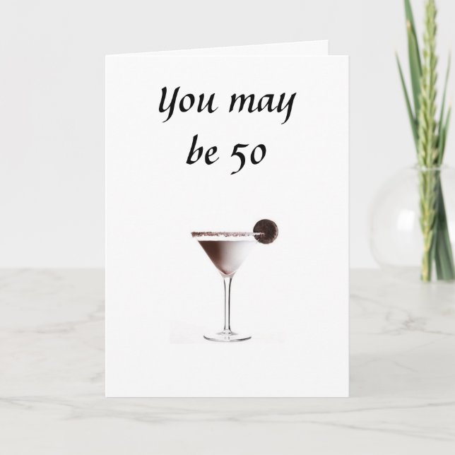 50 BUT STILL IN MINT CONDITION CARD (Front)