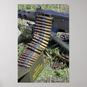 .50 Cal Machine Gun Poster