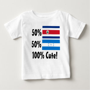 50% Costa Rican 50% Honduran 100% Cute! Baby T-Shirt