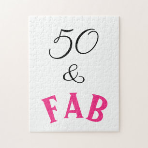 50 & Fab Fabulous Jigsaw Puzzle
