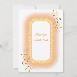 50& Fabulous flat thank you card