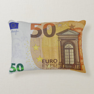 50€ Fifty euros bank note Decorative Cushion