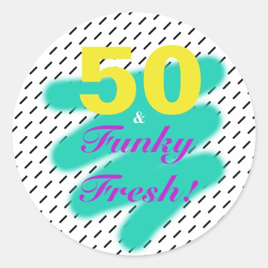 50 & Funky Fresh | Sticker