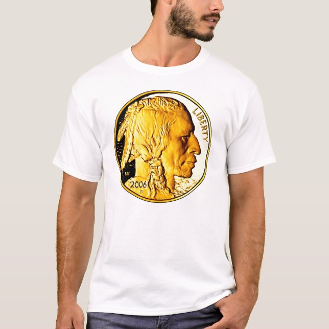$50 Gold Buffalo Coin T-Shirt (Front)