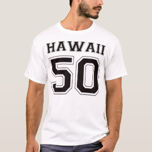 50 Hawaii - Black T-Shirt