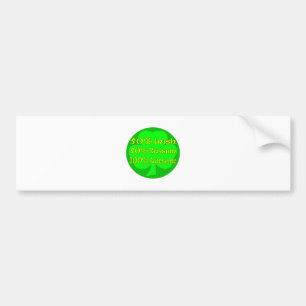 50% Irish 50% Russian 100% Awesome Bumper Sticker