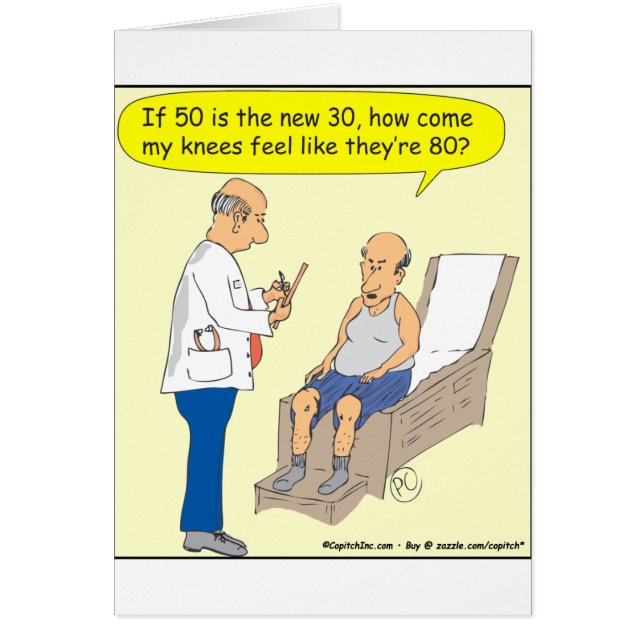 50 Is The New 30 Cartoon (Front)