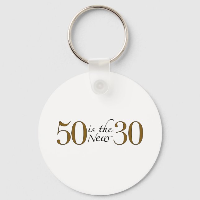 50 Is The New 30 Key Ring (Front)